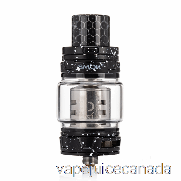 Vape Disposable Canada SMOK TFV12 Prince Sub-Ohm Tank Black w/ White Spray